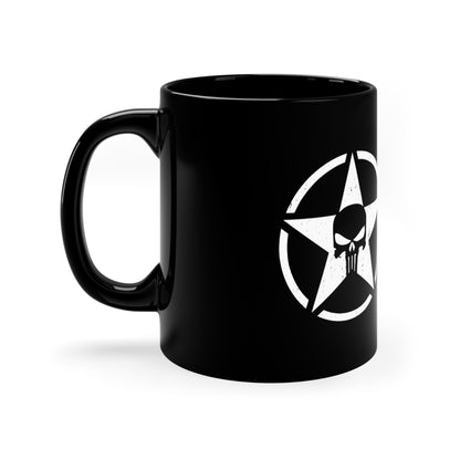 Kill Rush Invasion Star Black Coffee Mug, 11oz