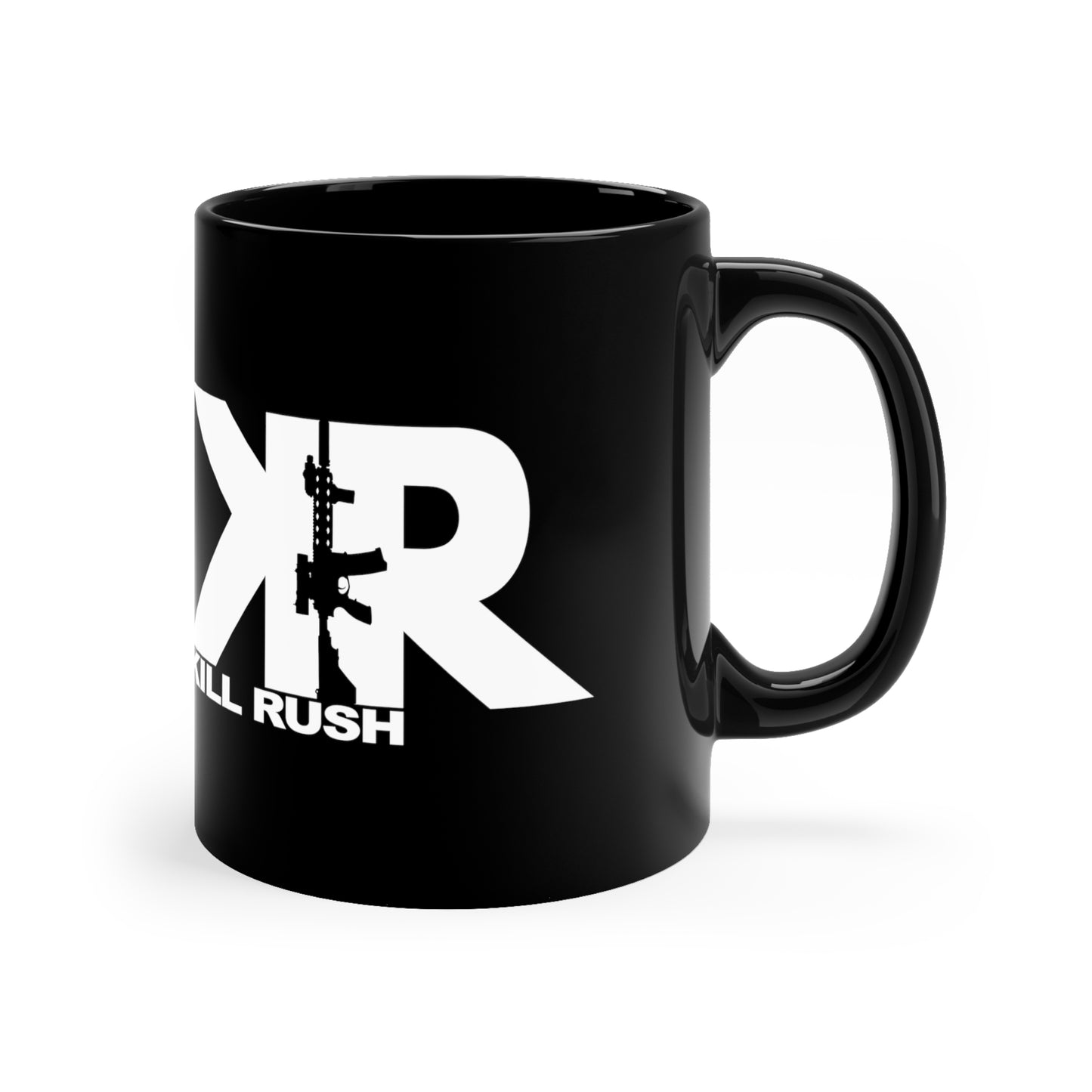 Kill Rush Invasion Star Black Coffee Mug, 11oz